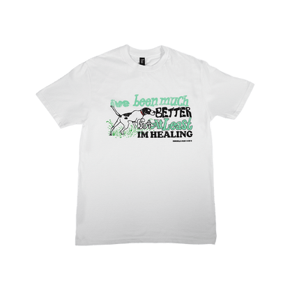 At Least I'm Healing Tee - White