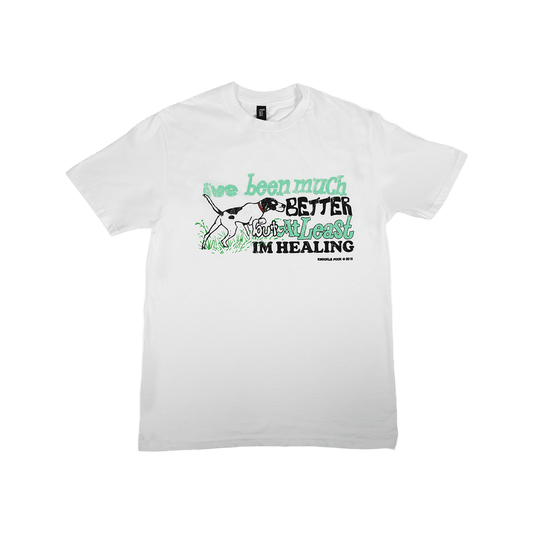 At Least I'm Healing Tee - White