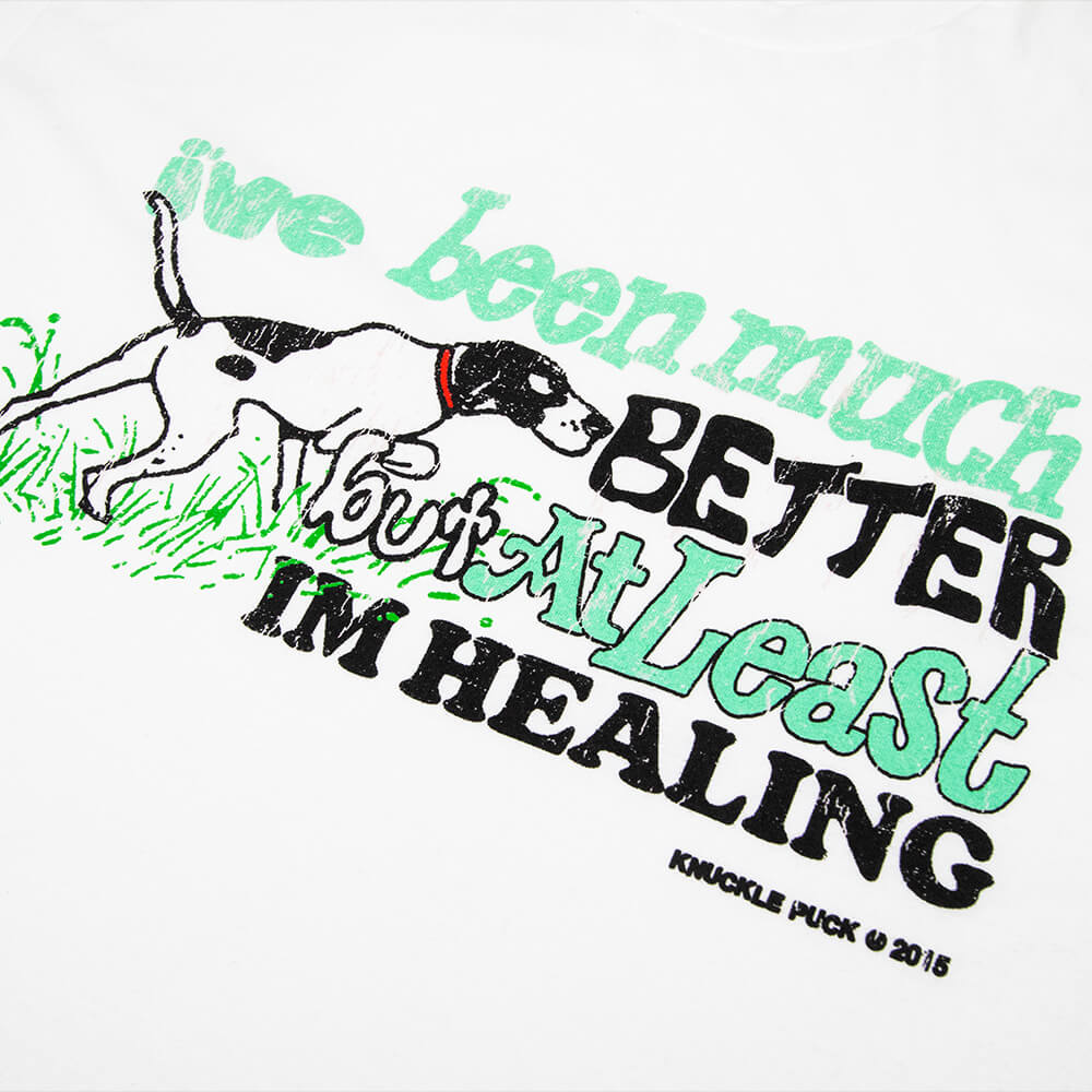 At Least I'm Healing Tee - White