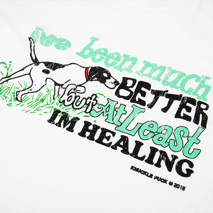 At Least I'm Healing Tee - White