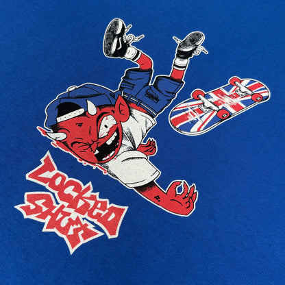 Skating Devil Tee - Blue