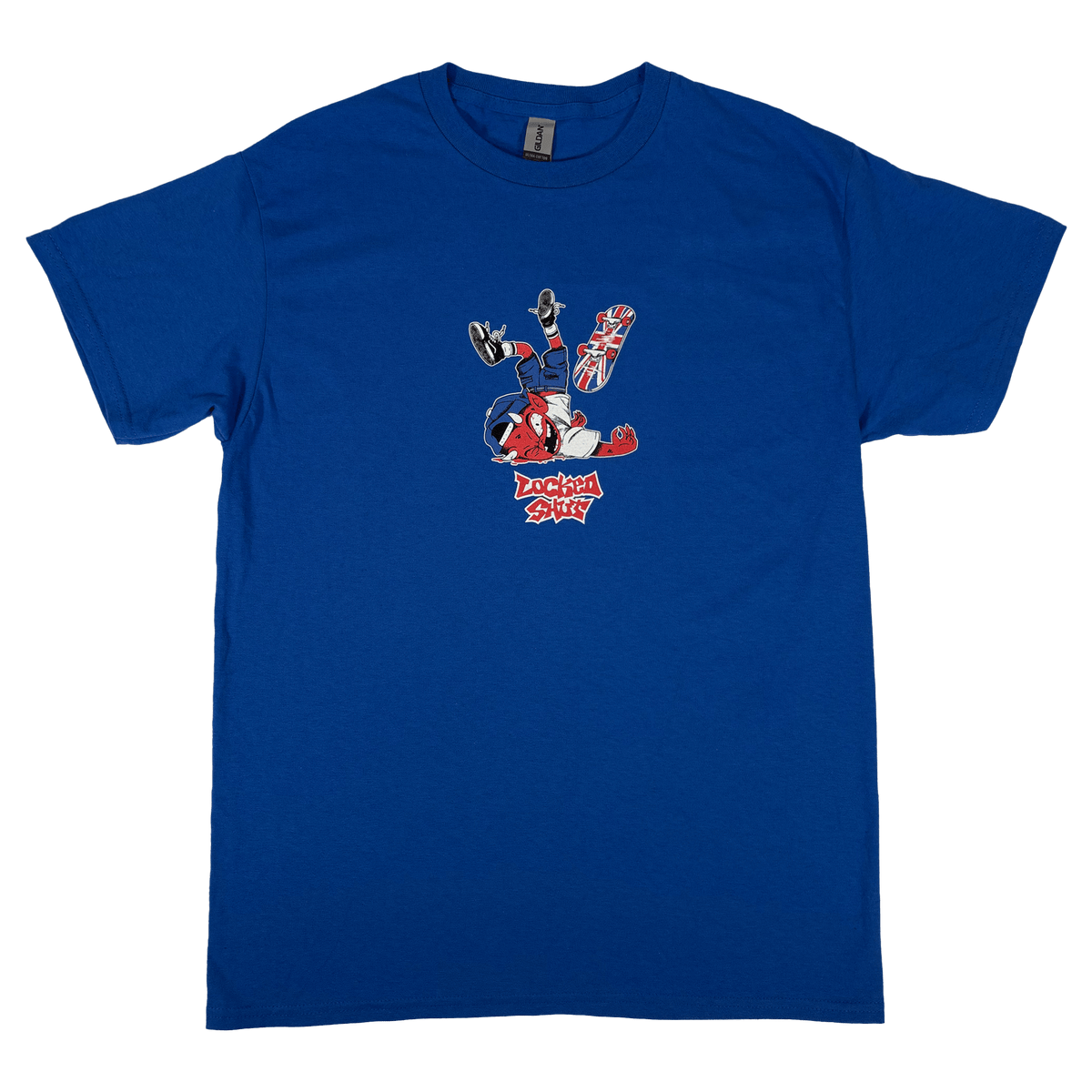 Skating Devil Tee - Blue