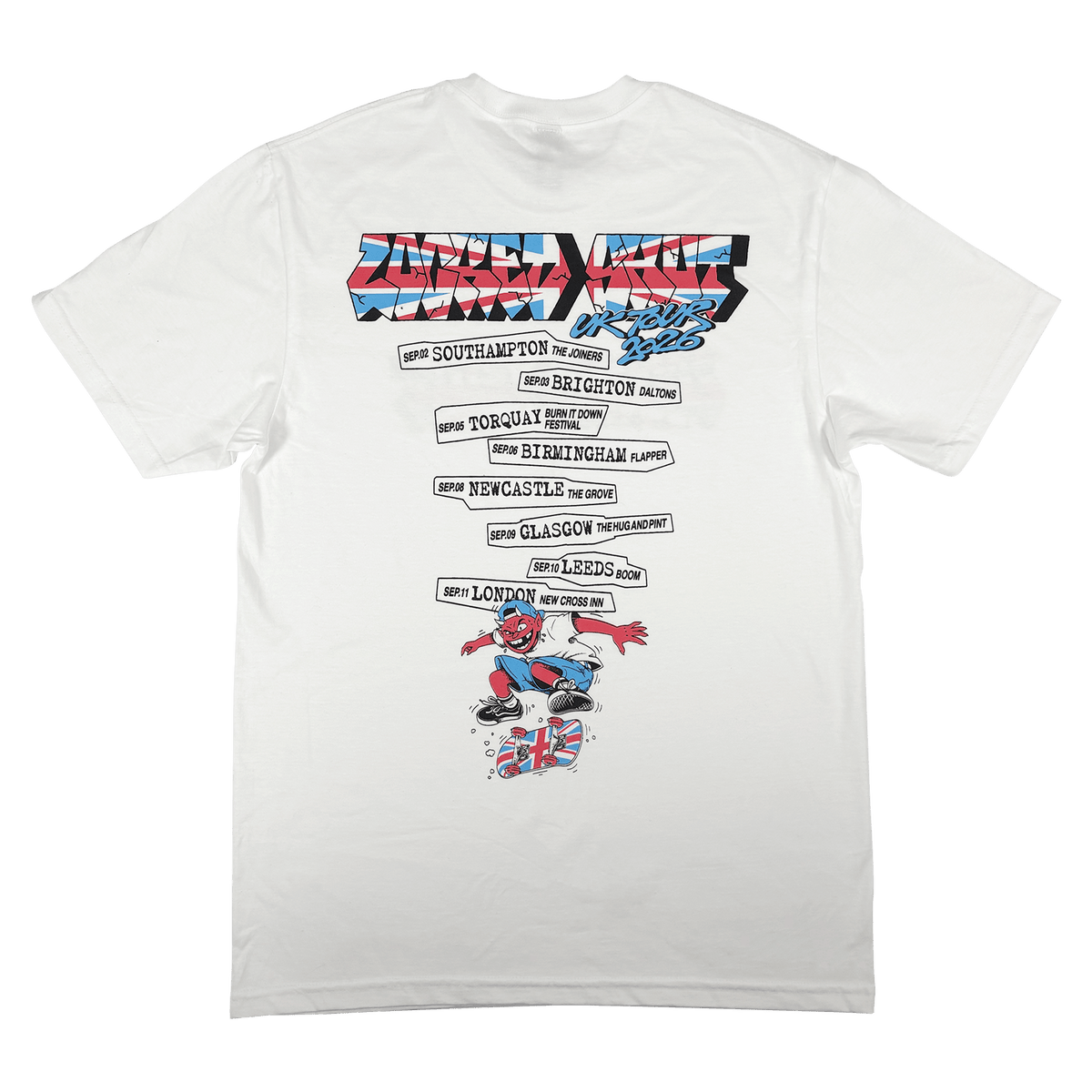 UK Tour 2026 Tee - White
