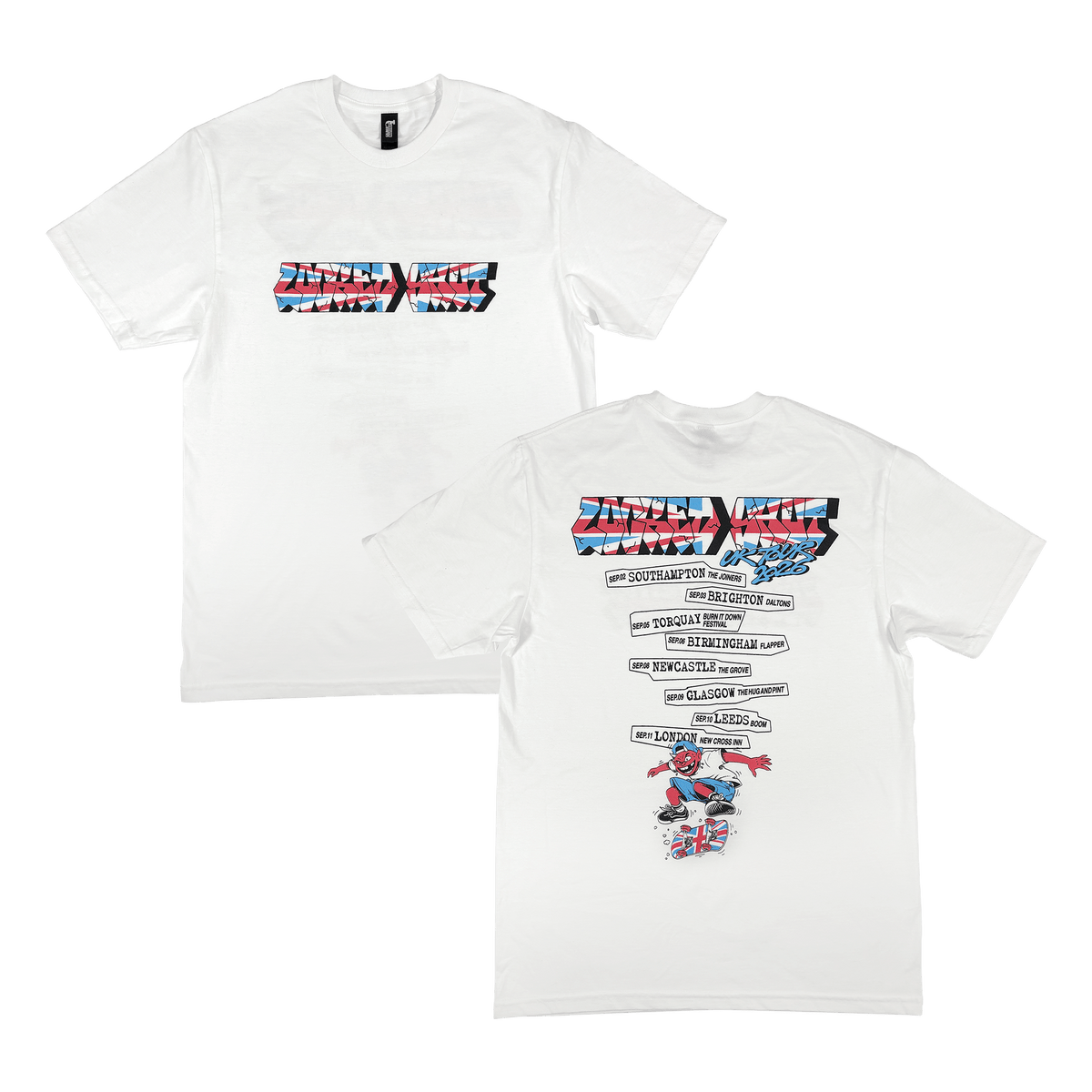 UK Tour 2026 Tee - White