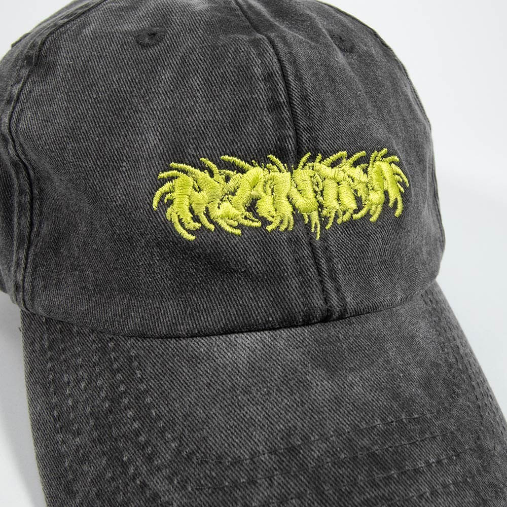 Mantra Vintage Embroidered Cap - Black