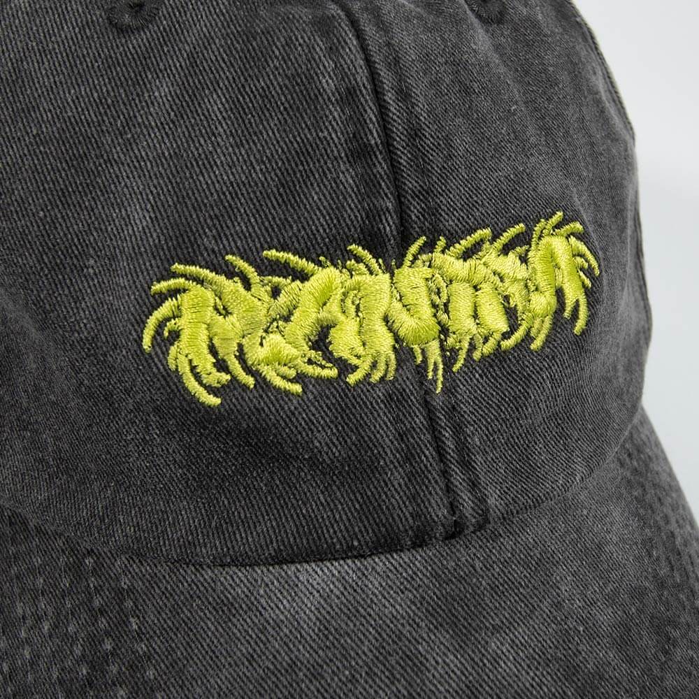 Mantra Vintage Embroidered Cap - Black