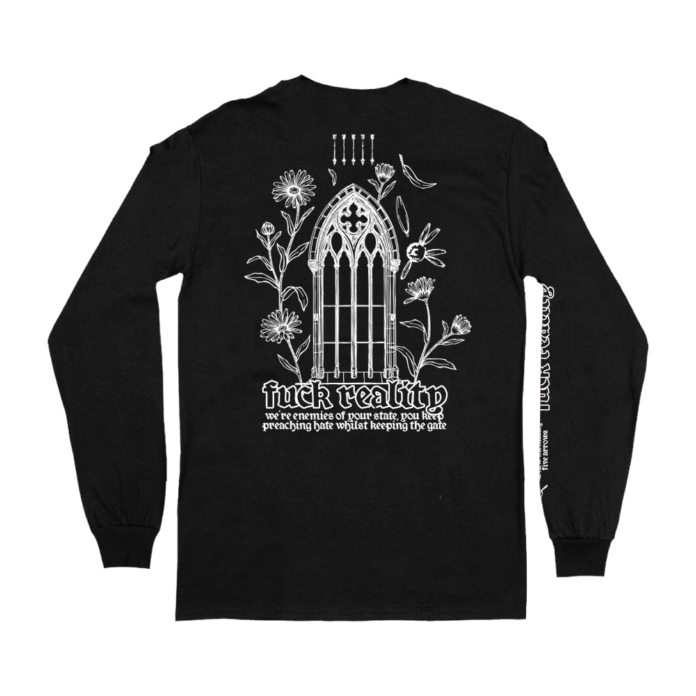 Fuck Reality Longsleeve - White/Black