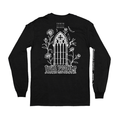 Fuck Reality Longsleeve - White/Black