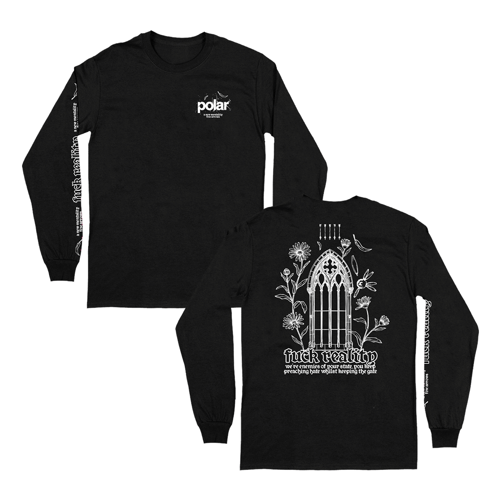 Fuck Reality Longsleeve - White/Black