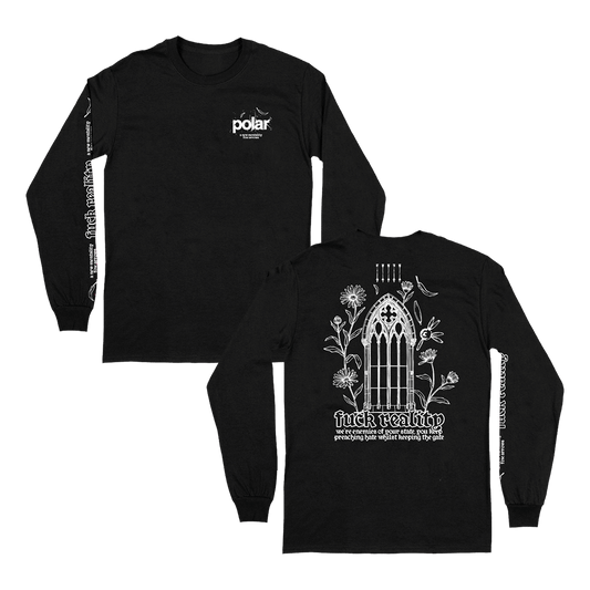 Fuck Reality Longsleeve - White/Black