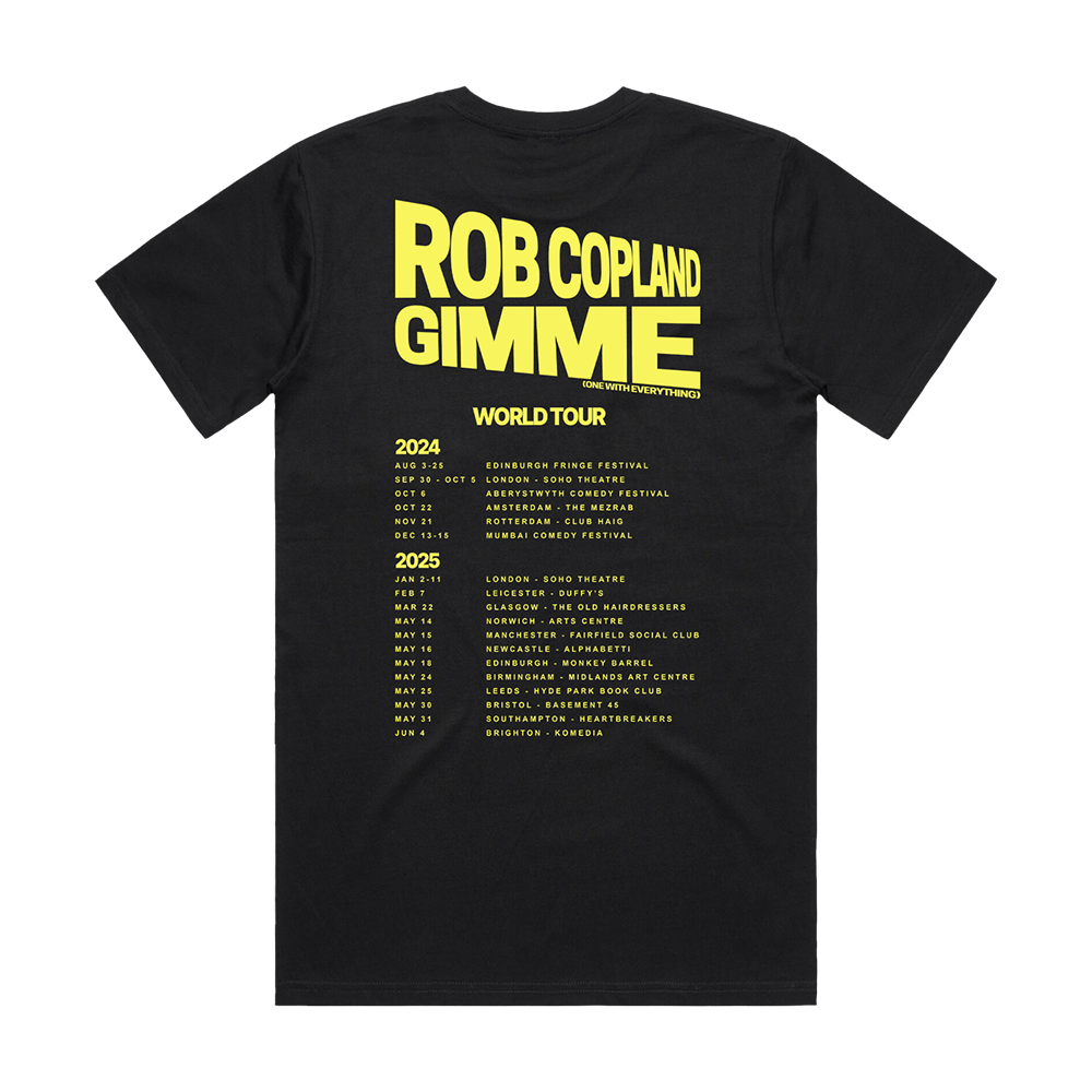 Gimme World Tour Tee - Black