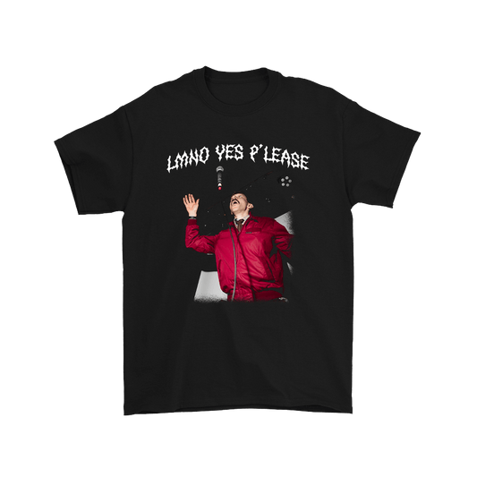 LMNO yes P'lease Tee - Black
