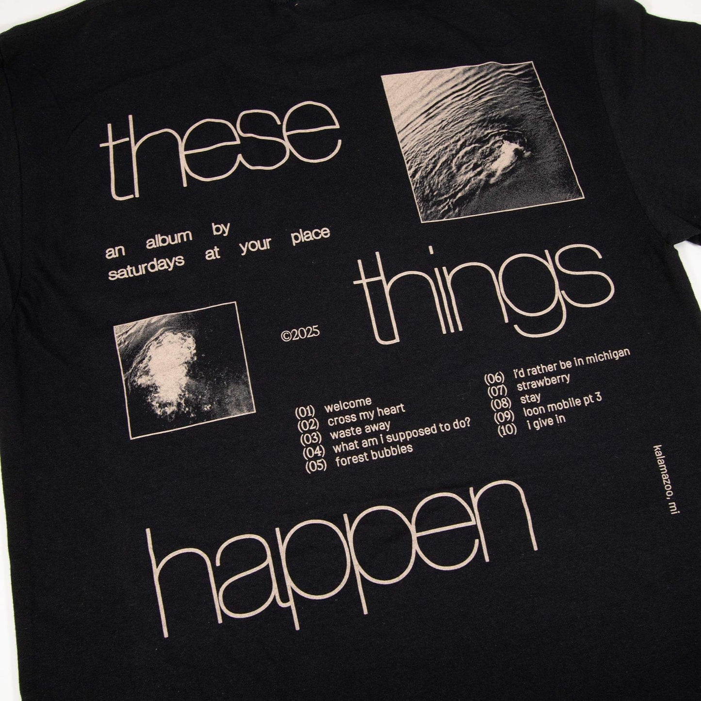 These Things Happen Tee - Black