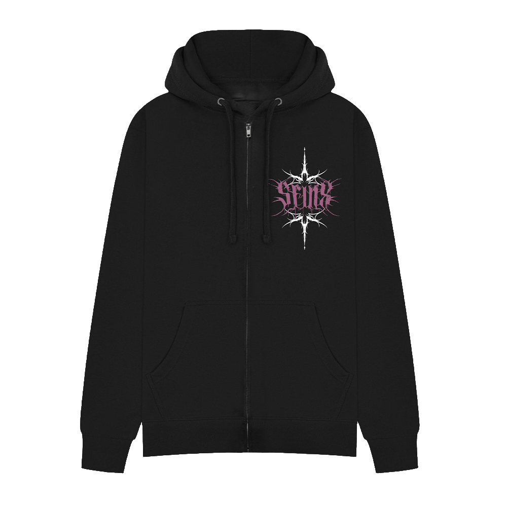 SFINX Zip-Up Hoodie - Black