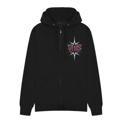 SFINX Zip-Up Hoodie - Black