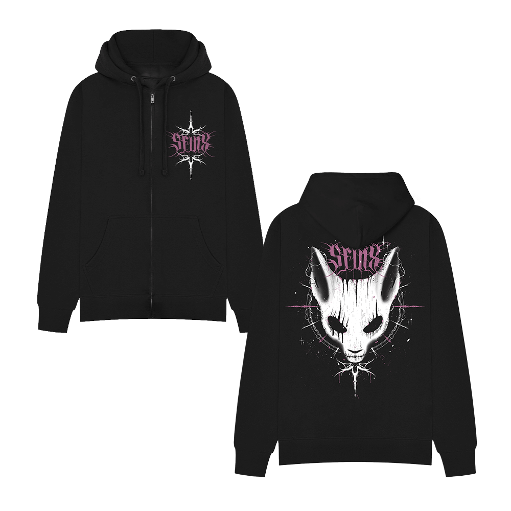 SFINX Zip-Up Hoodie - Black