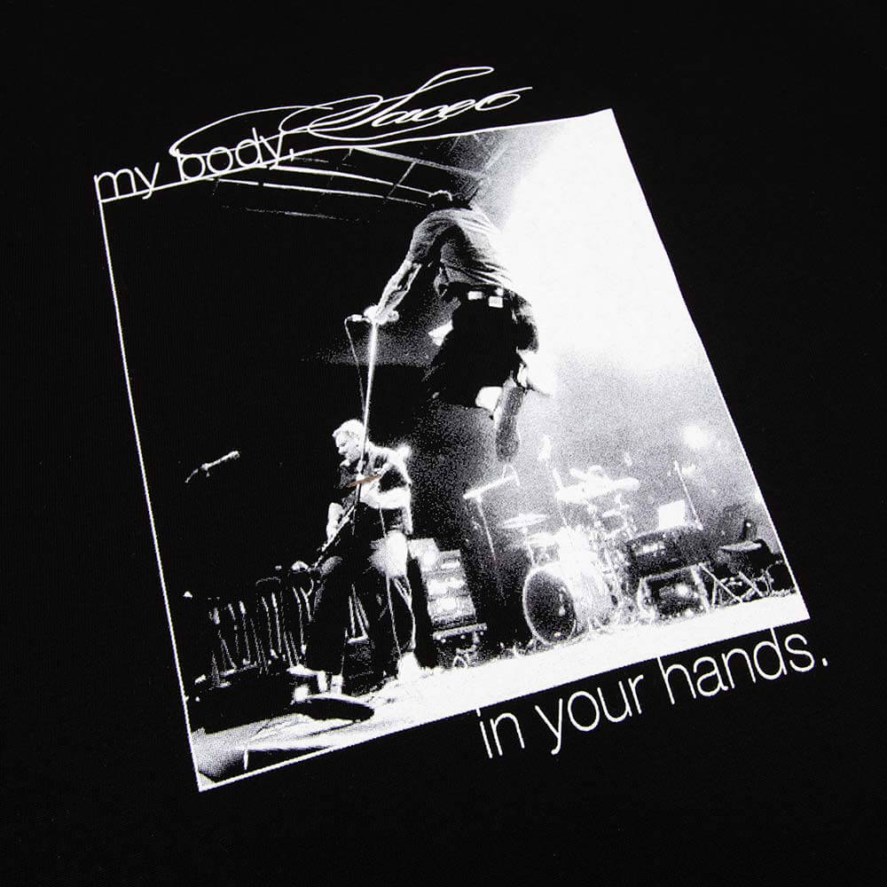 My Body in Your Hands Tee - Black