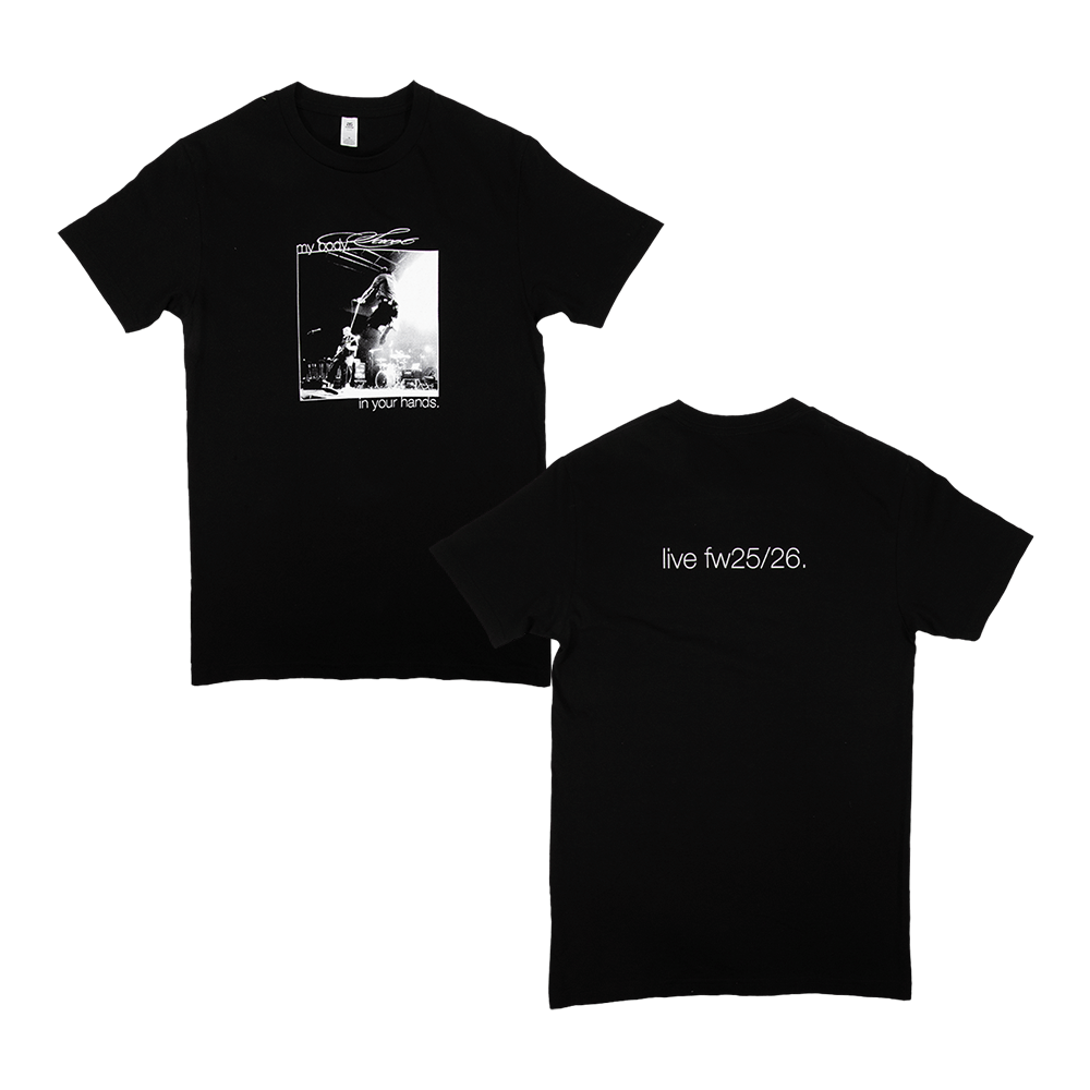 My Body in Your Hands Tee - Black