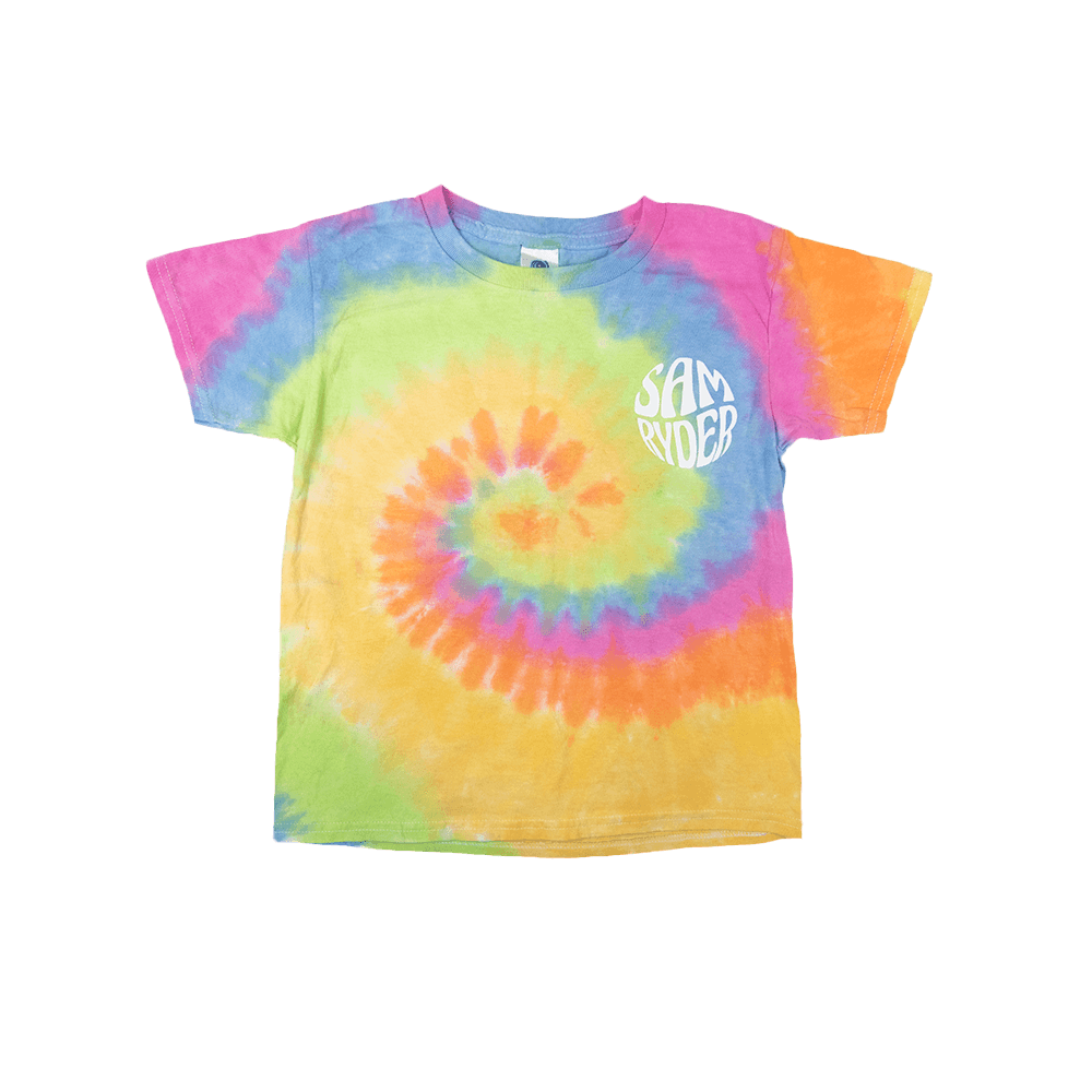 Up In Space Kids Tie Dye Tee