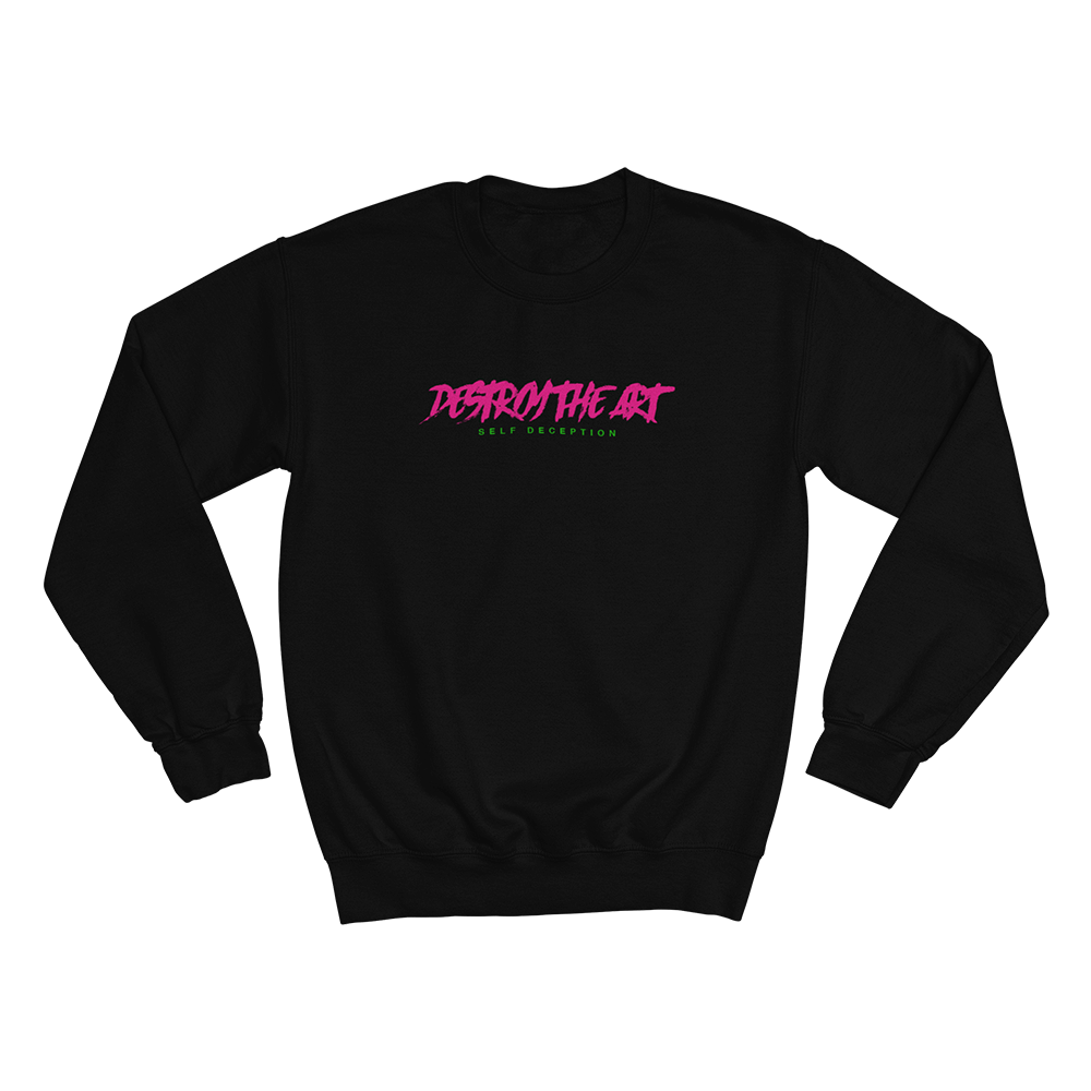 Destroy The Art Crewneck - Black