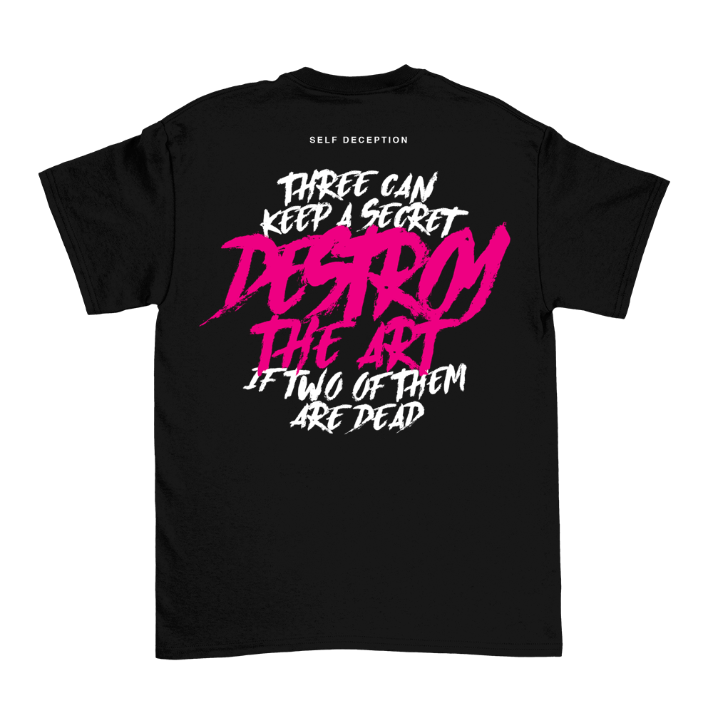 Destroy The Art Lyric Tee - Black