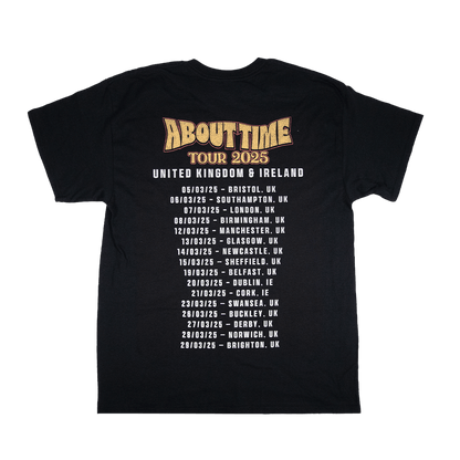Shamans Harvest x Blacktop Mojo UK/IRE 25 Tour T-Shirt - Black