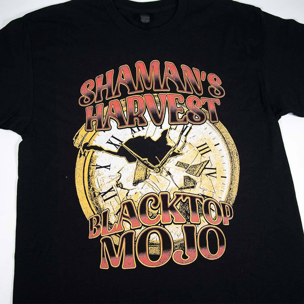 Shamans Harvest x Blacktop Mojo UK/IRE 25 Tour T-Shirt - Black