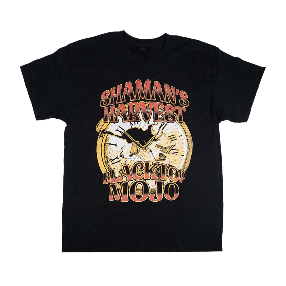 Shamans Harvest x Blacktop Mojo UK/IRE 25 Tour T-Shirt - Black