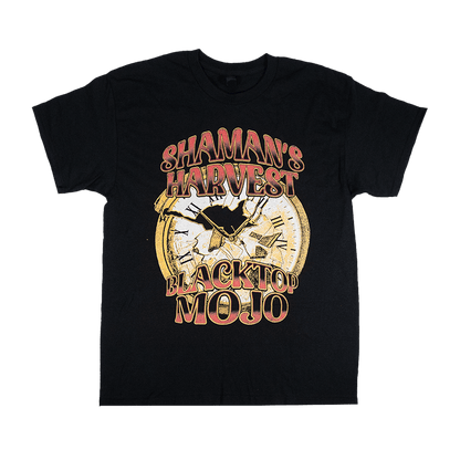 Shamans Harvest x Blacktop Mojo UK/IRE 25 Tour T-Shirt - Black