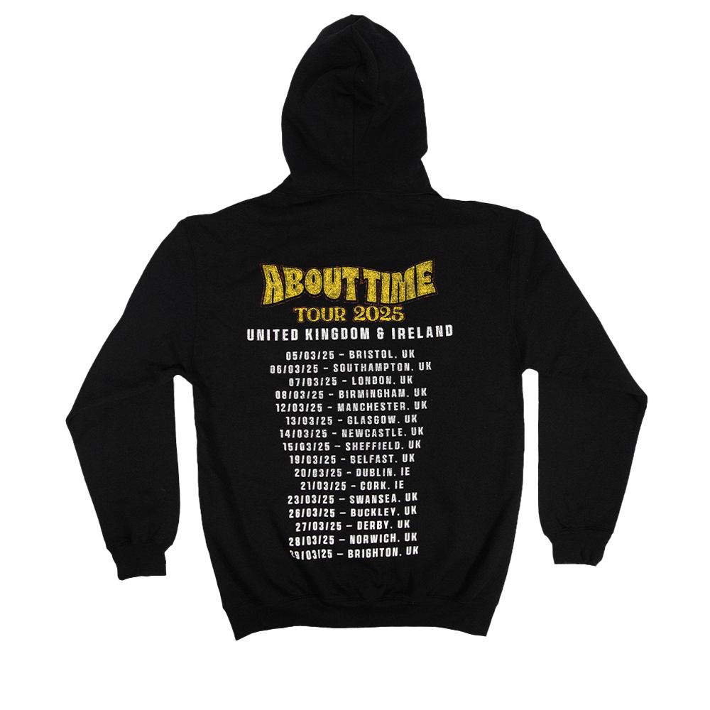 Shamans Harvest x Blacktop Mojo UK/IRE 25 Tour Hoodie - Black