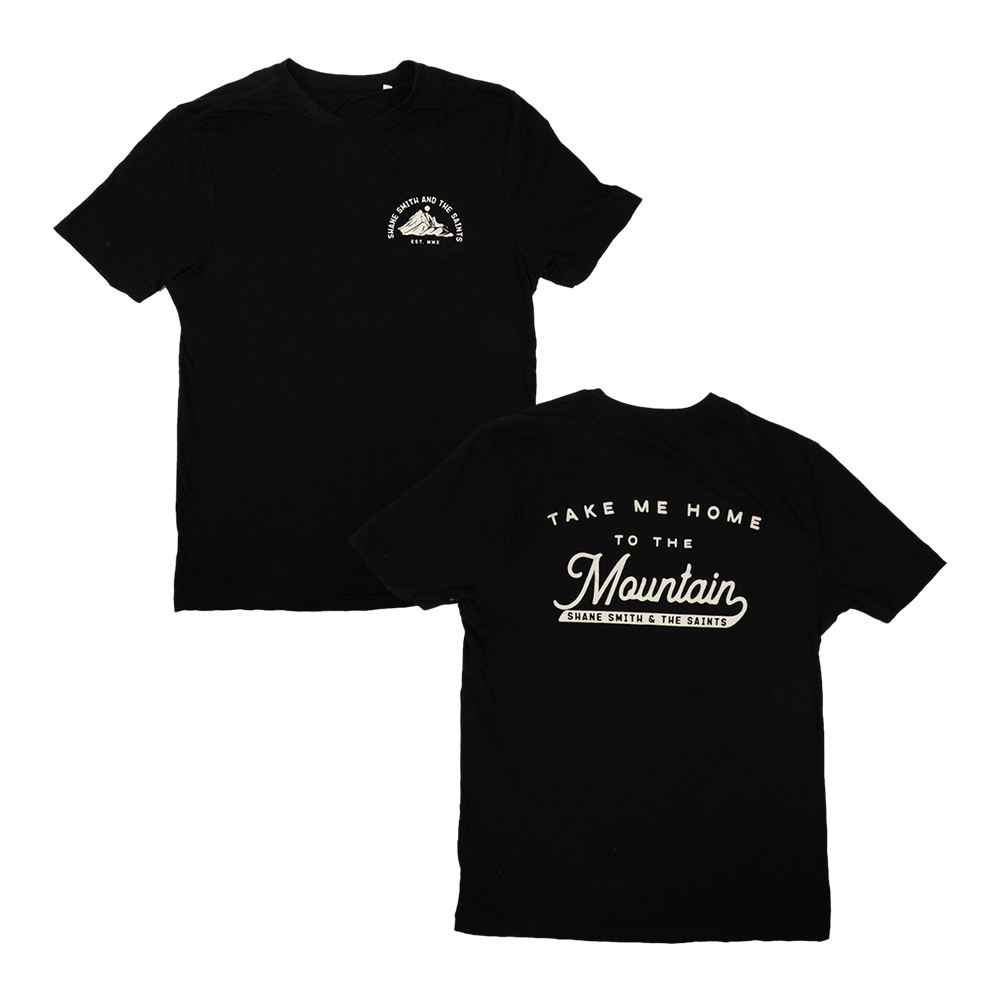 Take Me Home To The Mountians Tee - Black