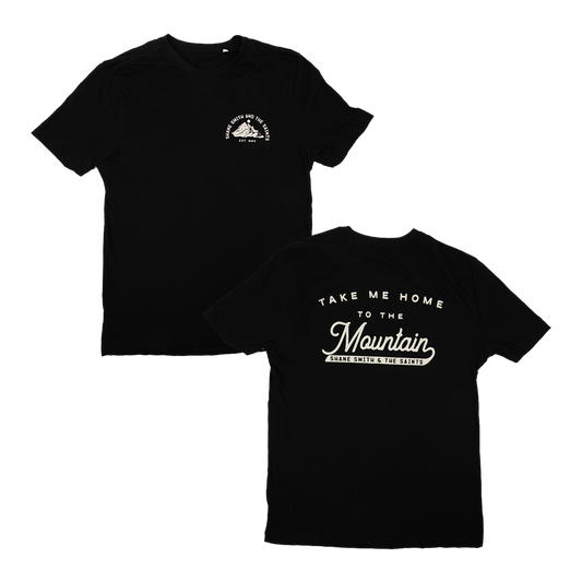 Take Me Home To The Mountians Tee - Black