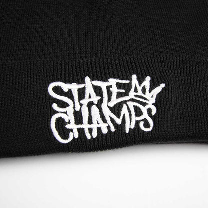 State Champs Logo Beanie - Black