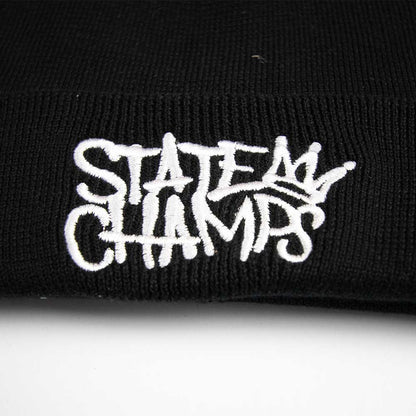 State Champs Logo Beanie - Black