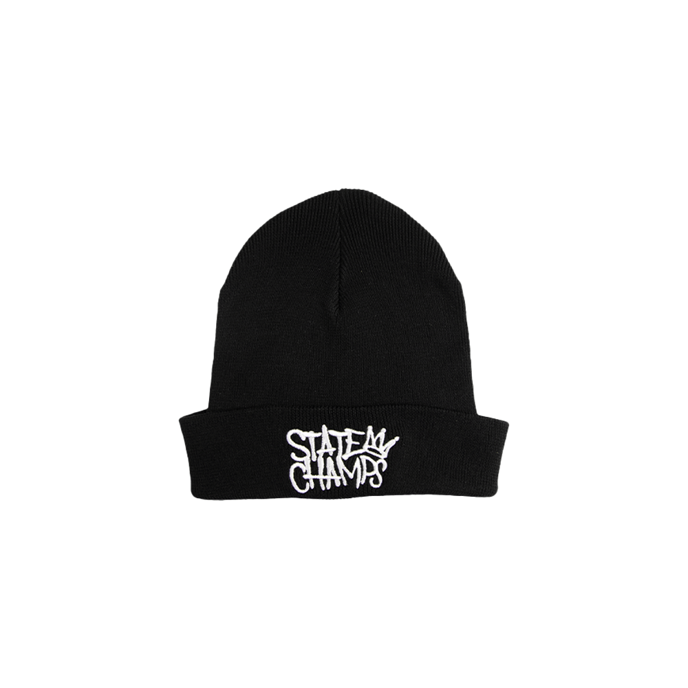 State Champs Logo Beanie - Black