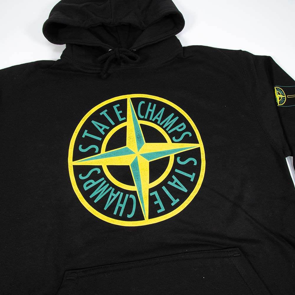 Stone Island Hoodie - Black
