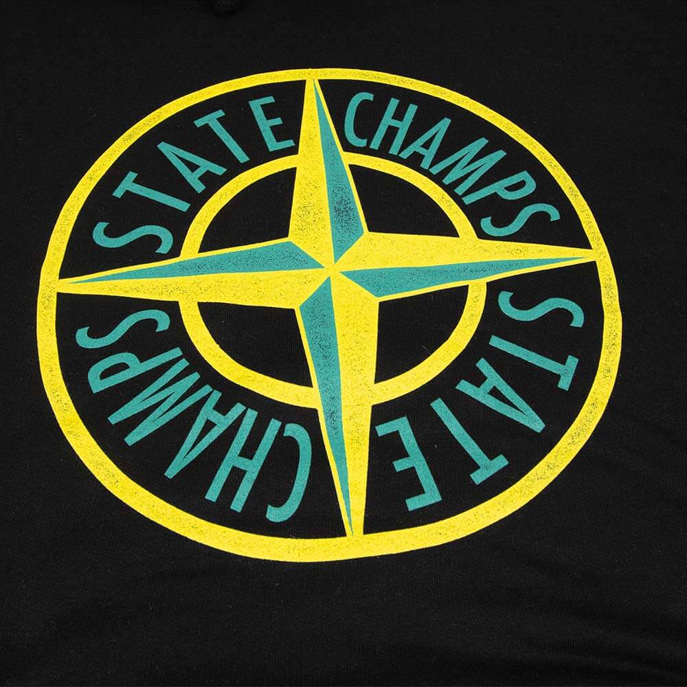 Stone Island Hoodie - Black
