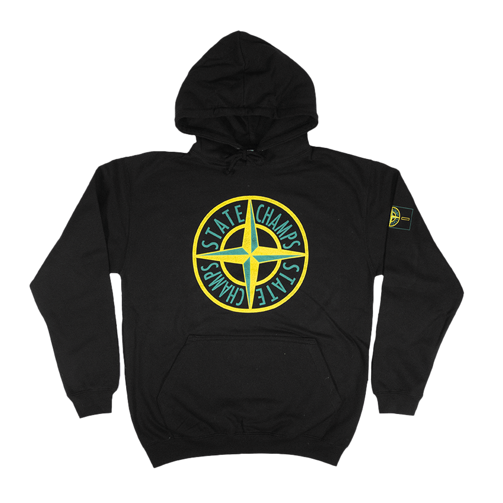 Stone Island Hoodie - Black