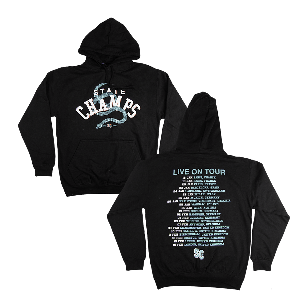 UK/EU 2024 Tour Hoodie - Black