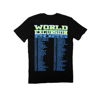 World Excursion 2025 Tee - Black