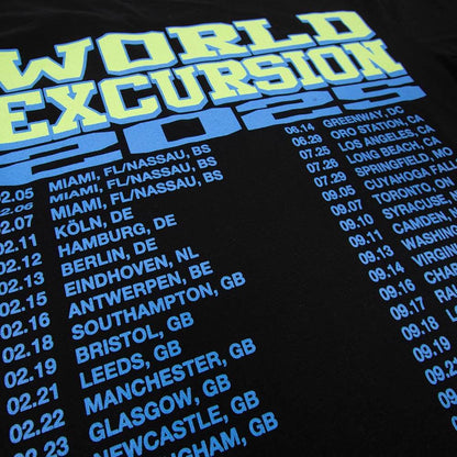 World Excursion 2025 Tee - Black