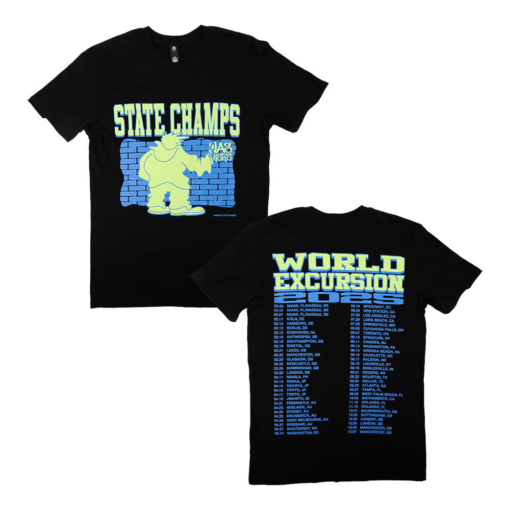World Excursion 2025 Tee - Black