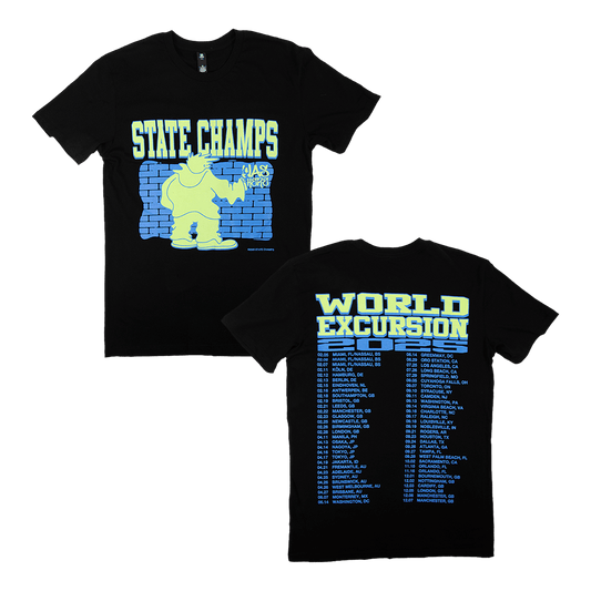 World Excursion 2025 Tee - Black