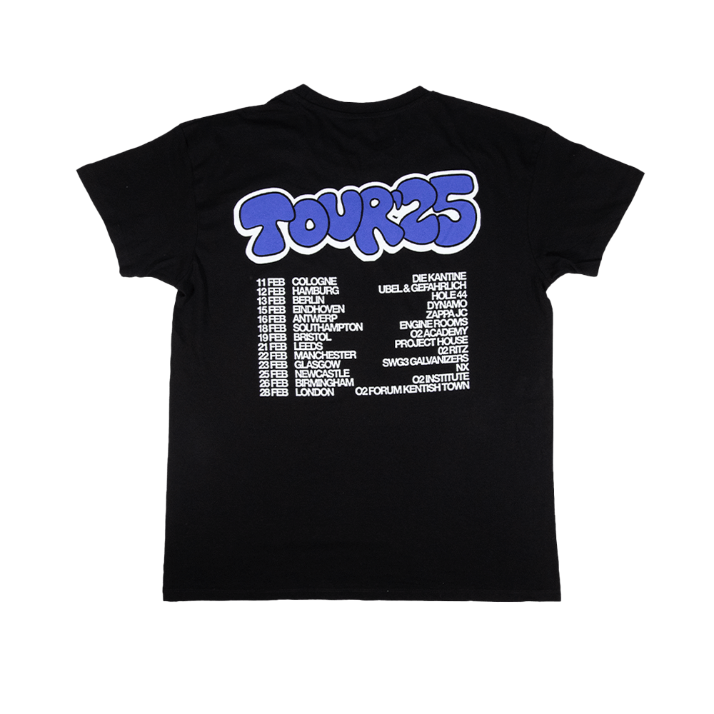 UK/EU Tour 2025 Tee - Black