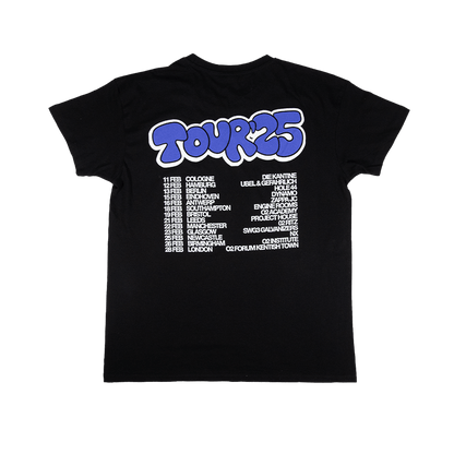 UK/EU Tour 2025 Tee - Black