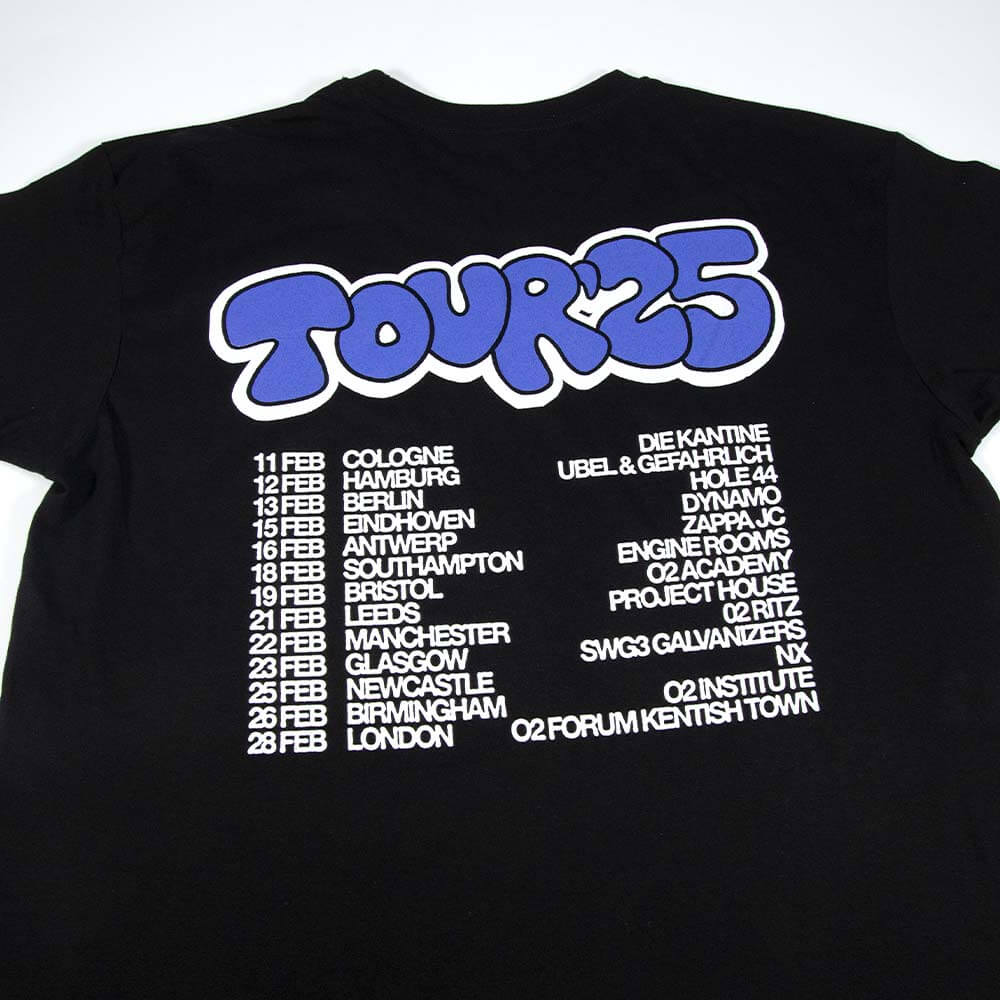 UK/EU Tour 2025 Tee - Black