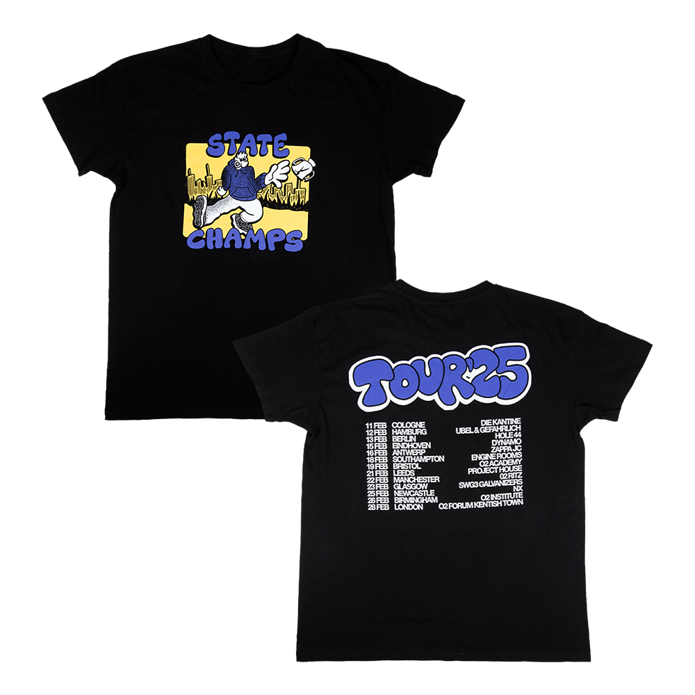 UK/EU Tour 2025 Tee - Black