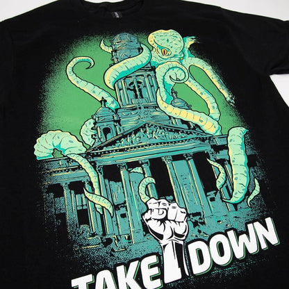 Kraken vs Guildhall Tee - Black