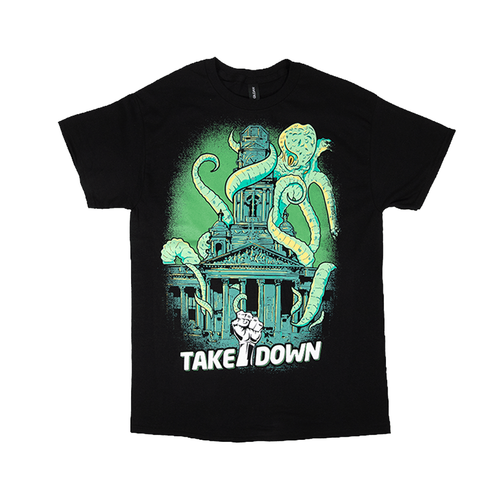 Kraken vs Guildhall Tee - Black