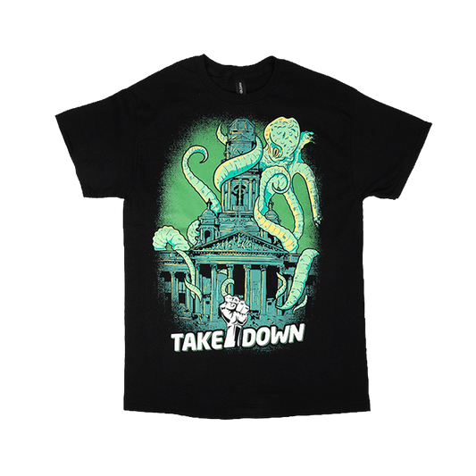 Kraken vs Guildhall Tee - Black